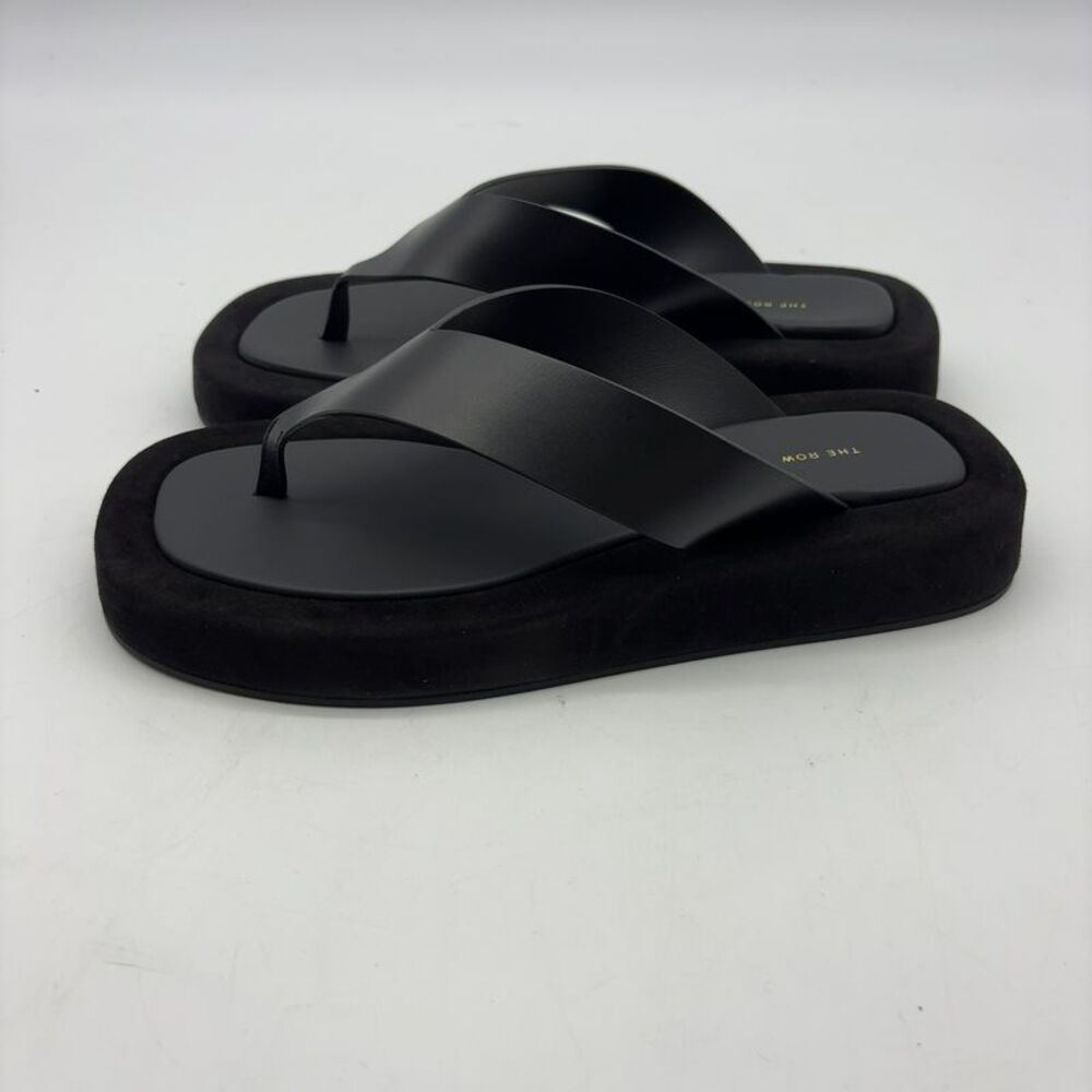 The Row GINZA Leather Sandals - Picture 2 of 4
